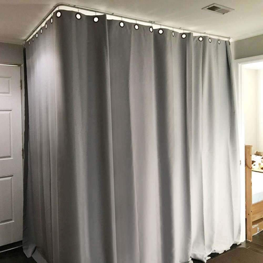 Bendable Curtain Track Ceiling Mount