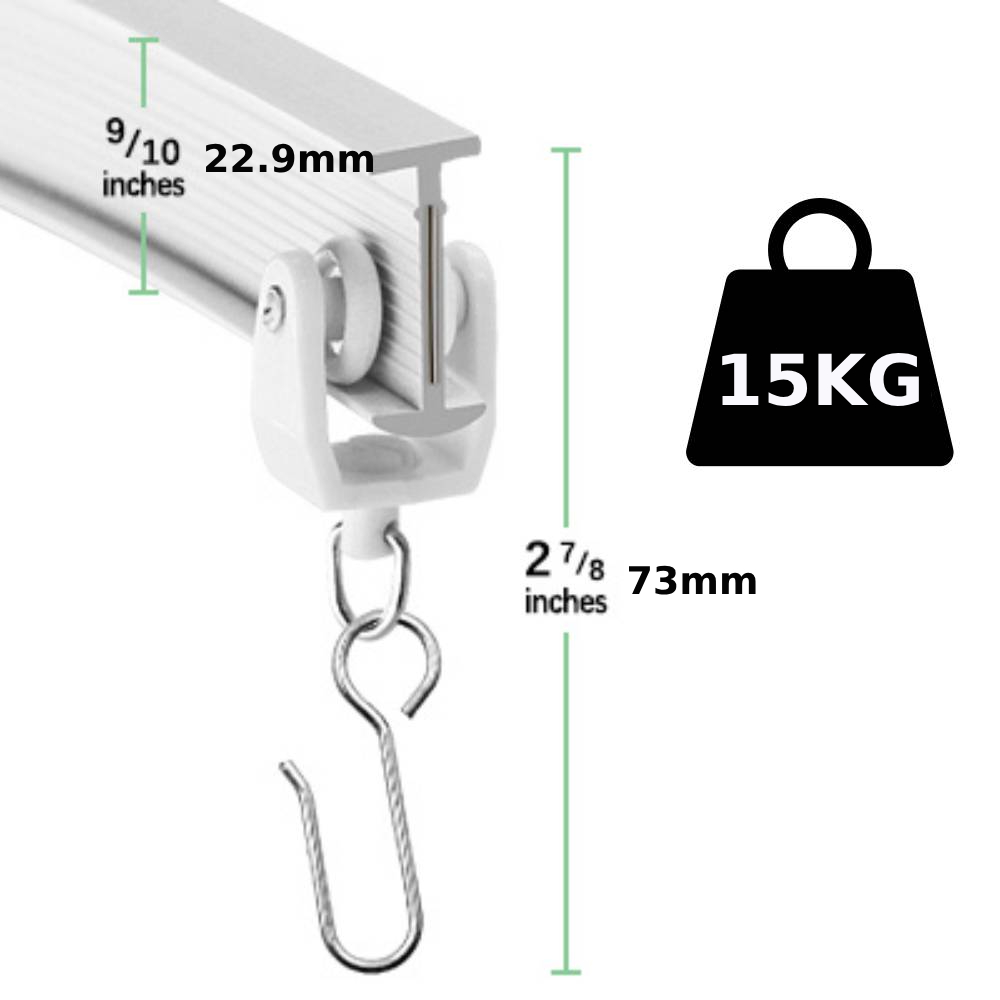 Flexible Ceiling Curtain Track